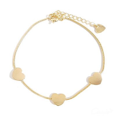 Pulseira Três Corações