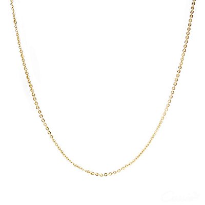 Colar Corrente Cadeado Fina