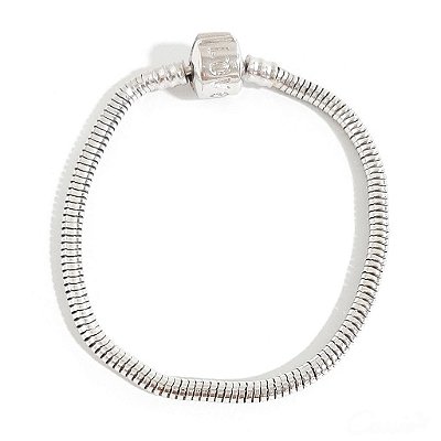 Pulseira Berloque Banhada a Ródio
