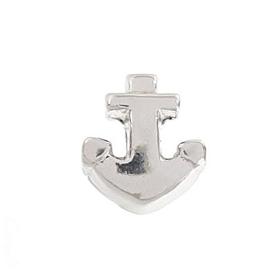 Berloque Charm Âncora Ródio