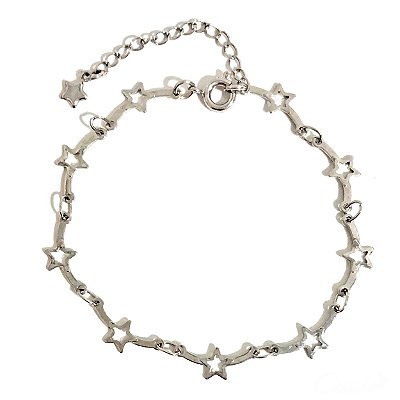 Pulseira Estrelas Ródio