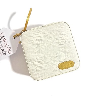Porta-joias Portátil Branco