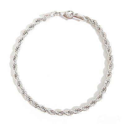 Pulseira Torcida Ródio