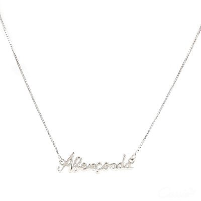 Colar Abençoada Ródio