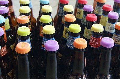 Beer Savers - Tampinhas de Silicone para Bebidas (6 unidades)
