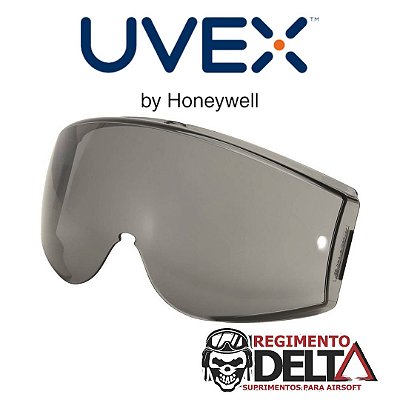 Lente de reposição UVEX  Stealth Supremo Ampla Visão (lente cinza)