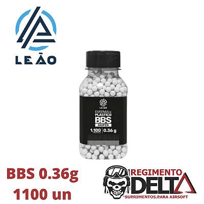 Esferas BBS 0.36g Leão para Airsoft