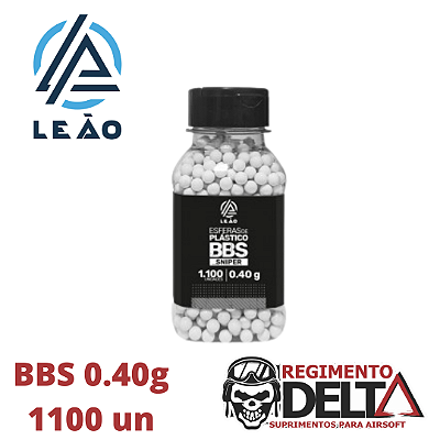 Esferas BBS 0.40g Leão para Airsoft