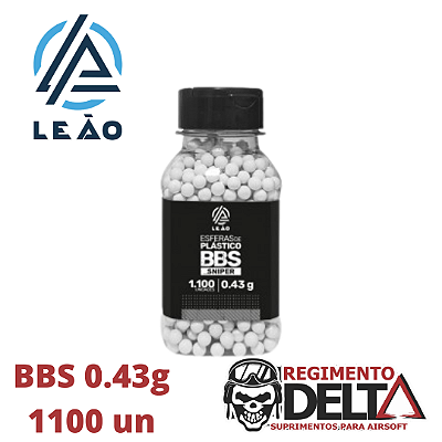 Esferas BBS 0.43g Leão para Airsoft