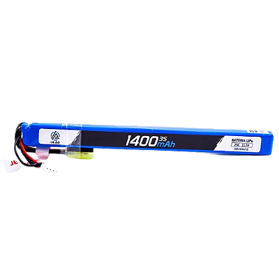 Bateria Lipo AK - 11.1V/3S(1 pack) - 1400mAh - 20c para AIRSOFT Leão