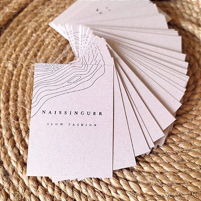 Cartão 5x7.5 cm em Papel Reciclado