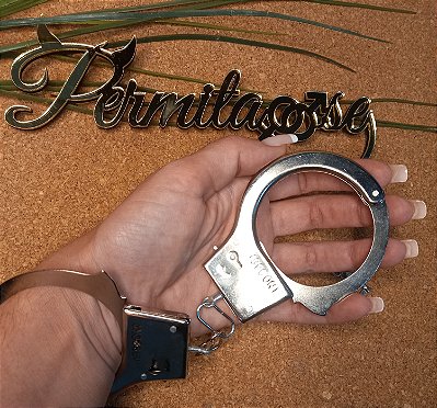 Algemas de metal com ou sem pelúcia