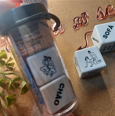 Dados para brincadeira erótica