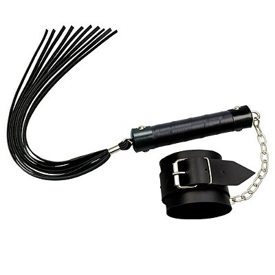 Chicote 10 tiras com bracelete