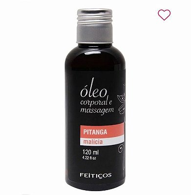 Óleo corporal para massagem feitiços 120ml