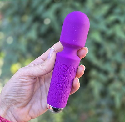 Vibrador Mini Varinha Mágica Recarregável Si