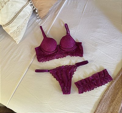 Conjunto Eliza. com aro e bojo TAM M