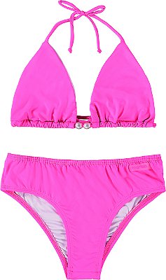 BIQUINI MALHA PROTEÇÃO UV - ROSA