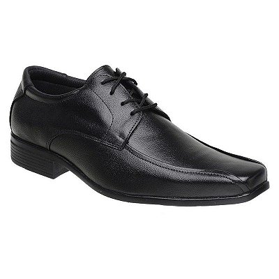 Sapato Social Masculino Em Couro Legítimo - 3010 Preto
