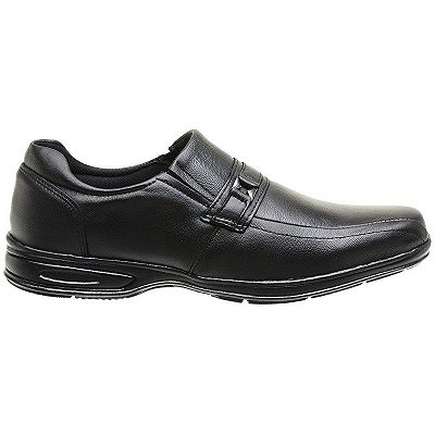 Sapato Social Masculino Em Couro Legítimo - 5040 Preto