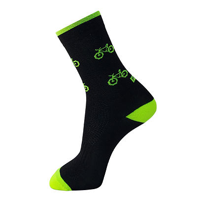 MEIA POLO MULTESPORTE - CORRIDA E CICLISMO - BICICLETA NEON