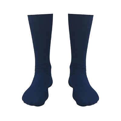 MEIA POLO SOCIAL - POLIAMIDA AZUL MARINHO