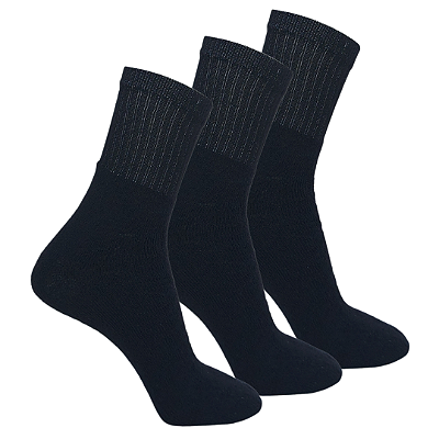KIT 3 PARES - MEIA POLO ADULTO SPORT LIGHT