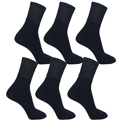 KIT 6 PARES - MEIA POLO ADULTO SPORT LIGHT