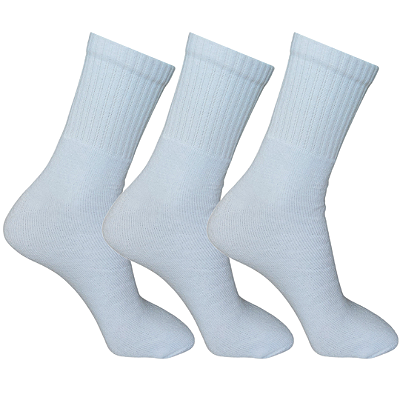 KIT 3 PARES - MEIA POLO ADULTO SPORT