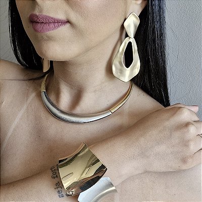 Colar Duo Acetinado