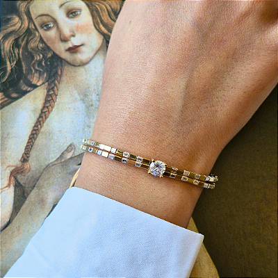 Pulseira Duo Zircônia