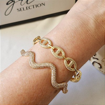 Pulseira Lana Aro Dourada