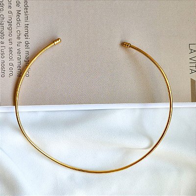 Colar Aro Rígido Liso Linea
