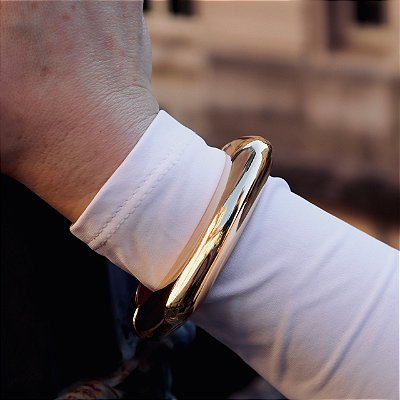 Bracelete Power Frame Dourado