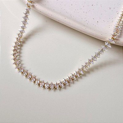 Colar Riviera Navete