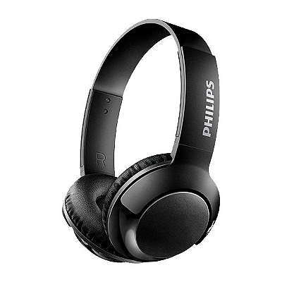 Fone de Ouvido Philips Bluetooth Preto Sem Fio