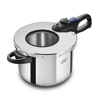 Panela De Pressão Inox Visor MTA 6,0 Litros