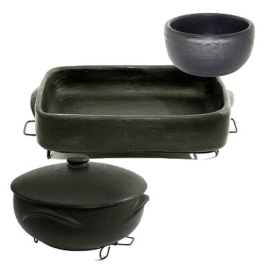 Kit 4 - Moqueca e Acompanhamentos (Completo para preparar e servir pratos tradicionais)
