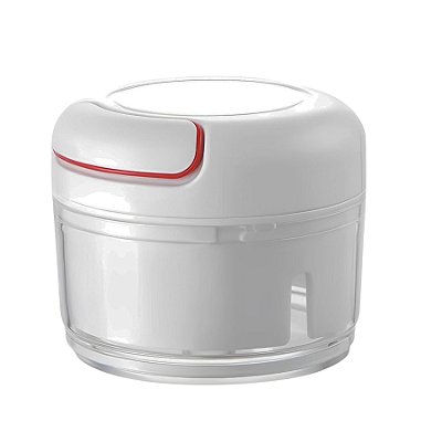 Mini processador de alimentos branco para triturar