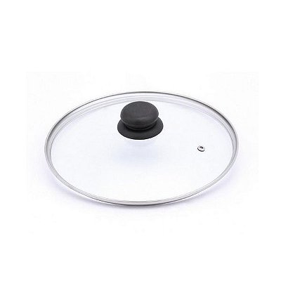 TAMPA DE VIDRO PARA PANELA COM POMEL N°18 AVULSA 18CM