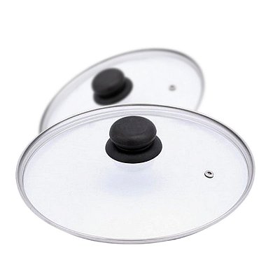 TAMPA DE VIDRO PARA PANELA COM POMEL 22CM AVULSA N°22