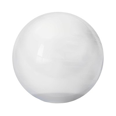Bola Fitness Transparente 75cm para Pilates e Exercícios