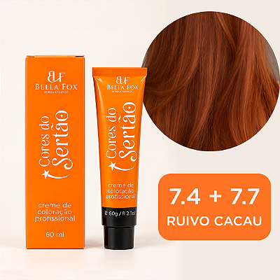 KIT RUIVO CACAU CORES DO SERTÃO 7.7 + 7.4