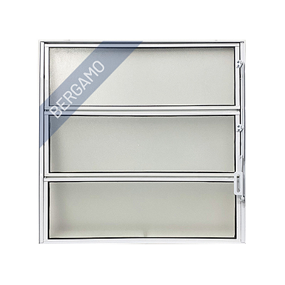 Janela Vitro Basculante Alumínio Branco Modular