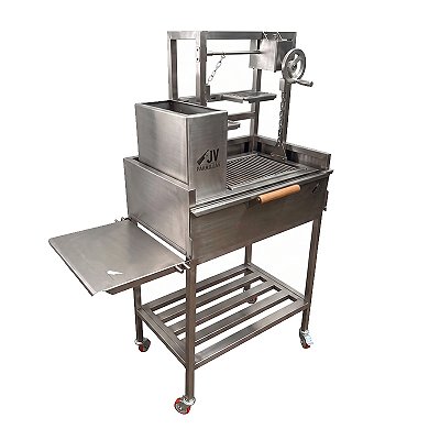 Churrasqueira Parrilla argentina M750 - 100% inox 304 - JV Parrillas