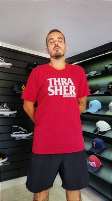 Camiseta Thrasher Magazine  Anti-Logo Bordo