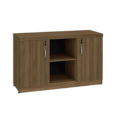 Armário Baixo Credenza de Escritório 2 Portas + Nicho – ATC30 – Gebb Work