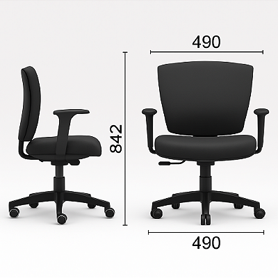 Cadeira Executiva Ergonômica Giratória Linha Alt