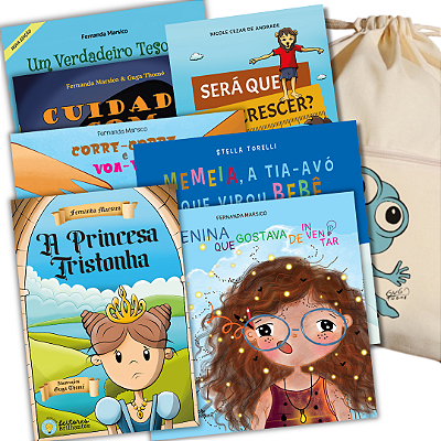 COMBO SUPERBRILHANTE: 7 LIVROS + MOCHILA SACO