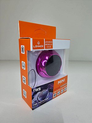 Caixinha Som Bluetooth Tws Metal Mini Speaker Amplificada 3w